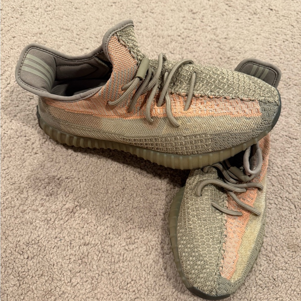 Mens light brown yeezy’s